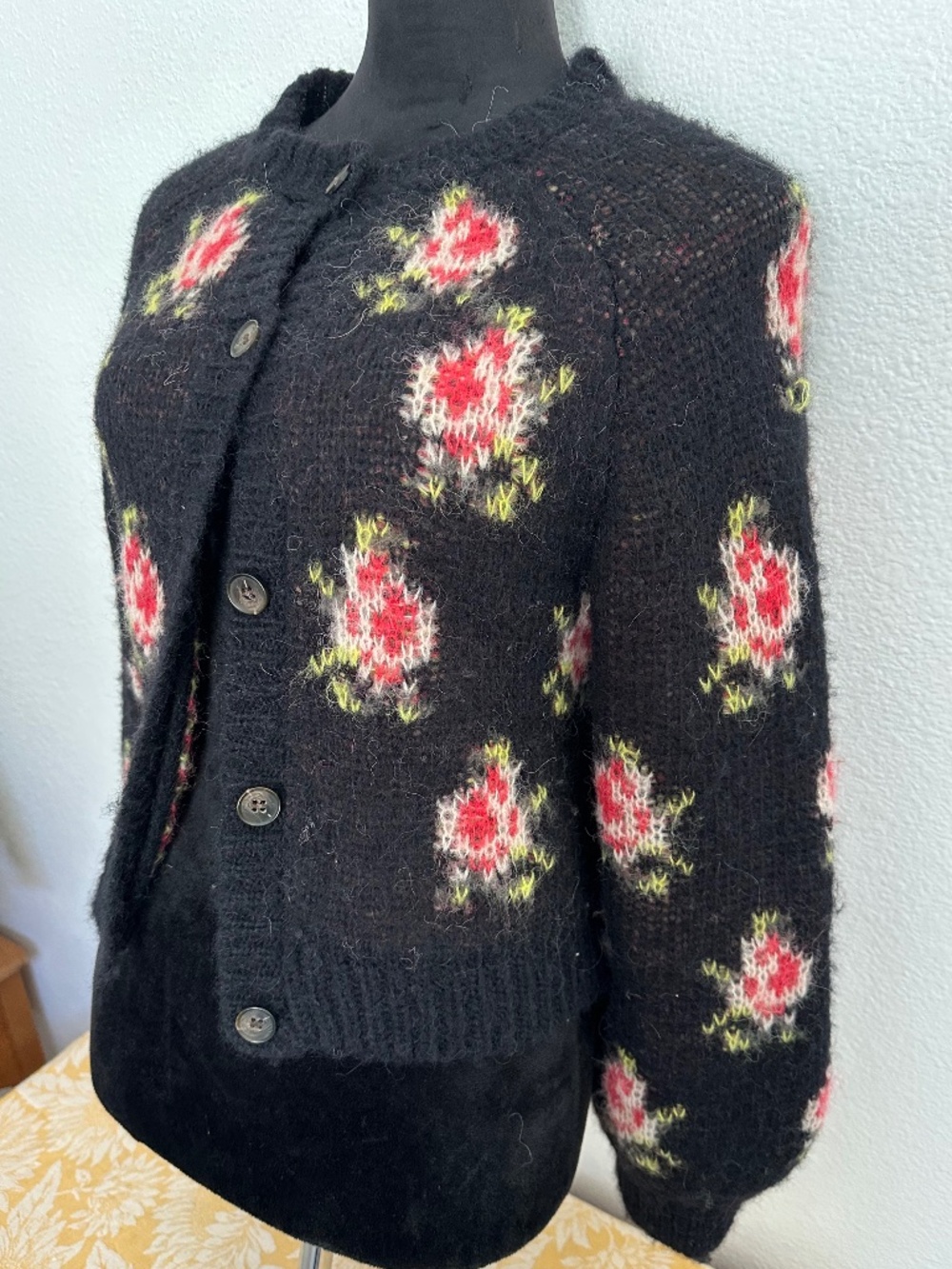 The Great- Black Heirloom Carousel Cardigan. Like new - Picture 5 of 9